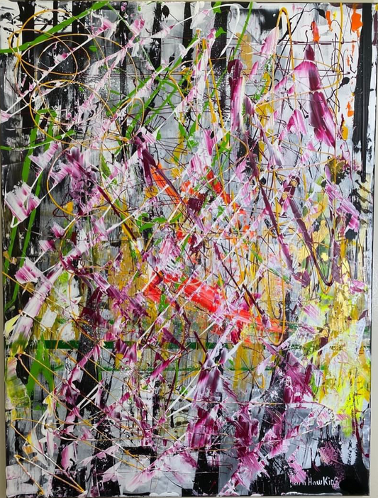 L.S.H.O. Artwork One-of-One of "Garden of Luck" Front Image.
