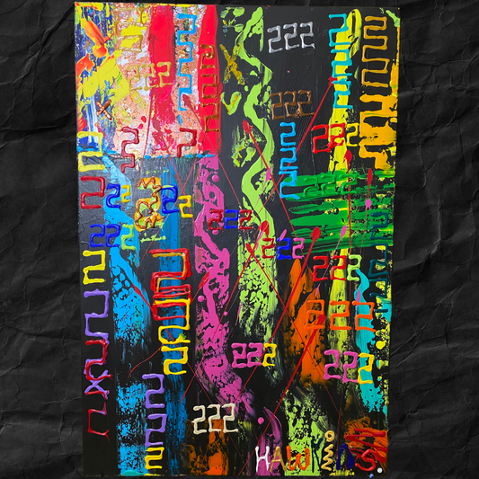 L.S.H.O. Artwork One-of-One of "222" Front Image.