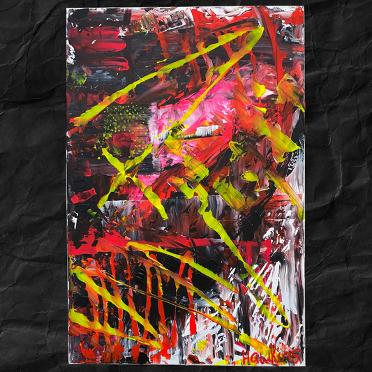 L.S.H.O. Artwork One-of-One of "The Fire Spirit" Front Image vertical.