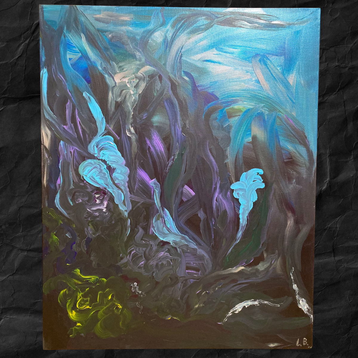 L.B. Artist Artwork One-of-One of "Chaos Critter" Front Image. LSHO