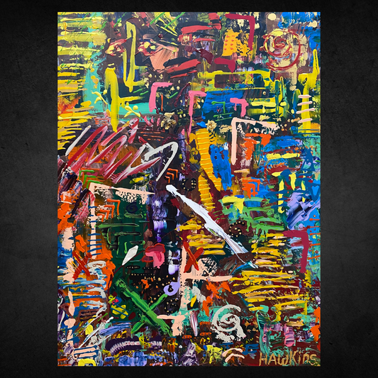 L.S.H.O. Artwork One-of-One of "One Night In Neon" Front Image.