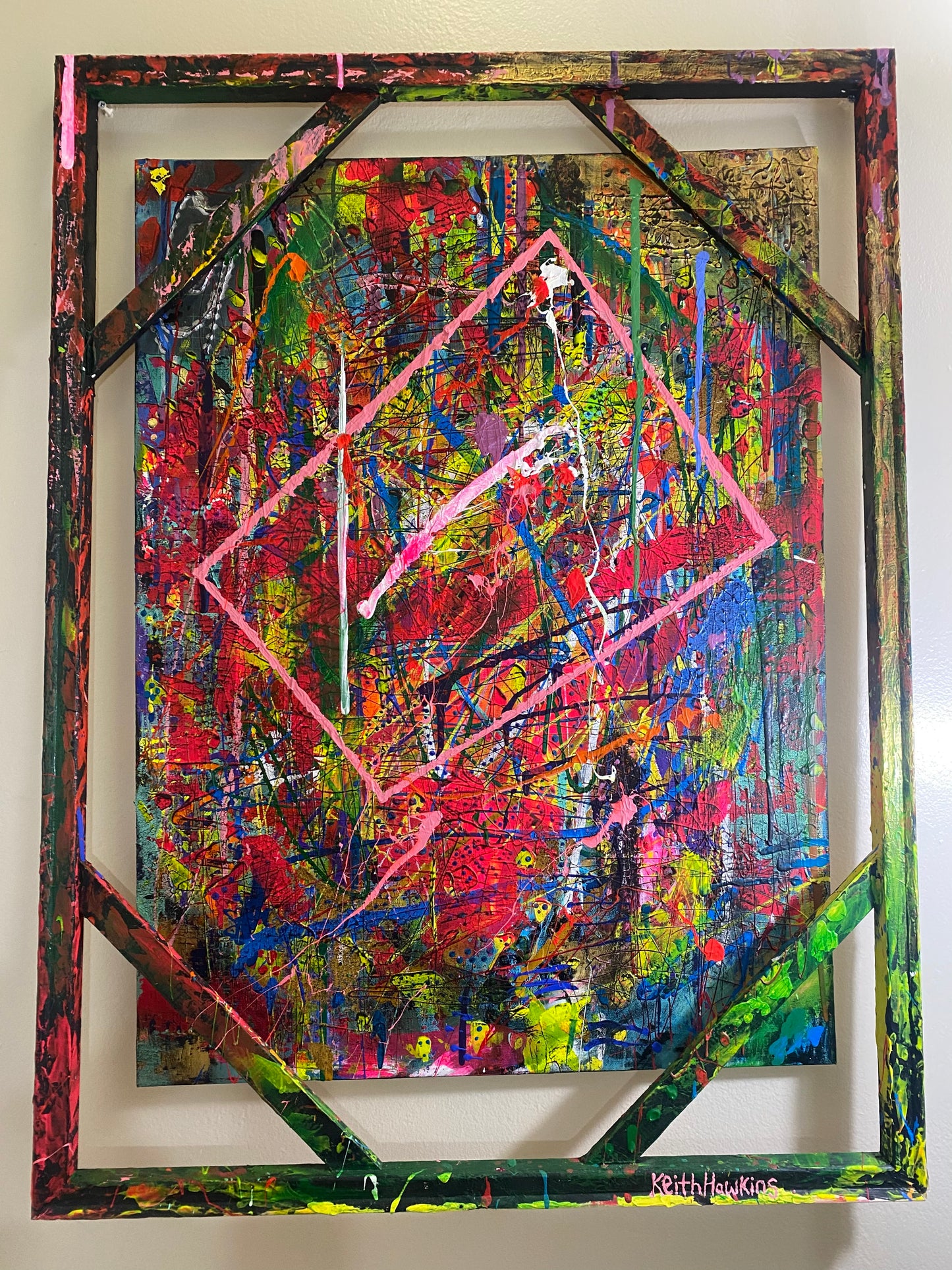L.S.H.O. Artwork One-of-One of "The Unhinged Box" Front Image.