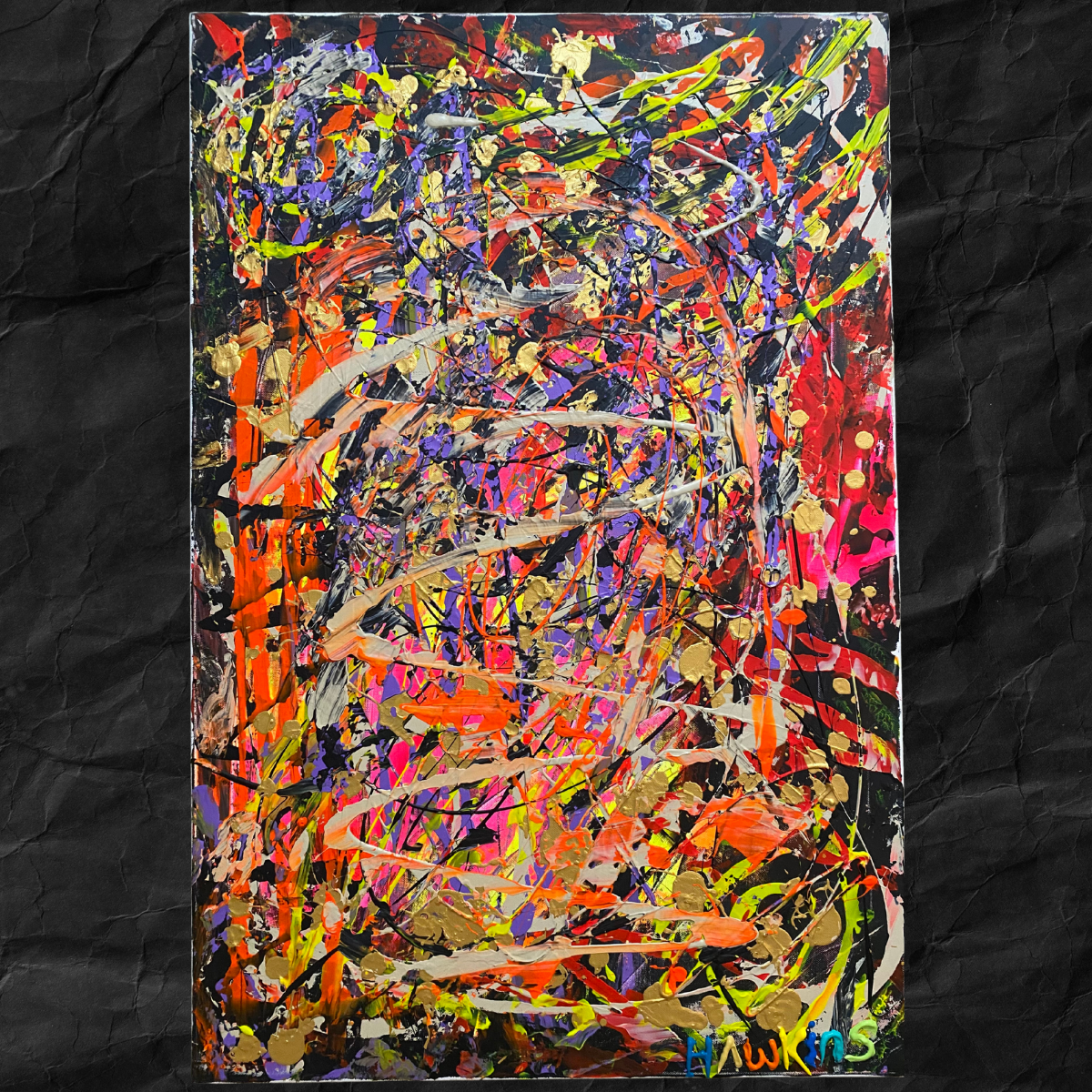 L.S.H.O. Artwork One-of-One of "The Wizard" Front Image.