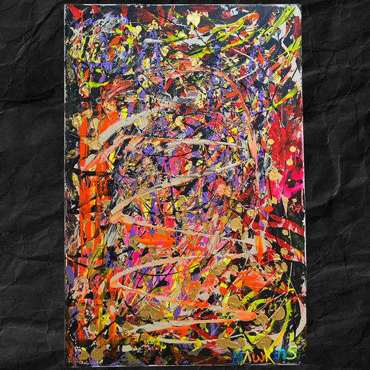 L.S.H.O. Artwork One-of-One of "The Wizard" Front Image.